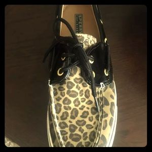 Sperry Top-Sider Leopard print shoes size 8.5